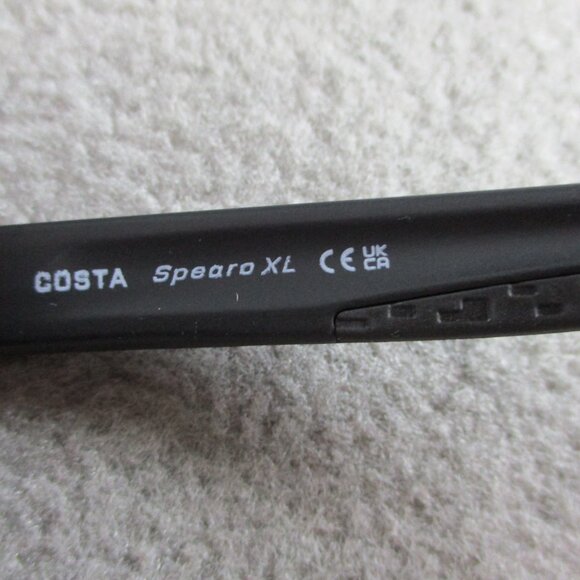 Costa Del Mar Sunglasses 6S9013 SPEARO XL 06S9013 Matte Black Grey 580g NEW Case - Picture 5 of 6